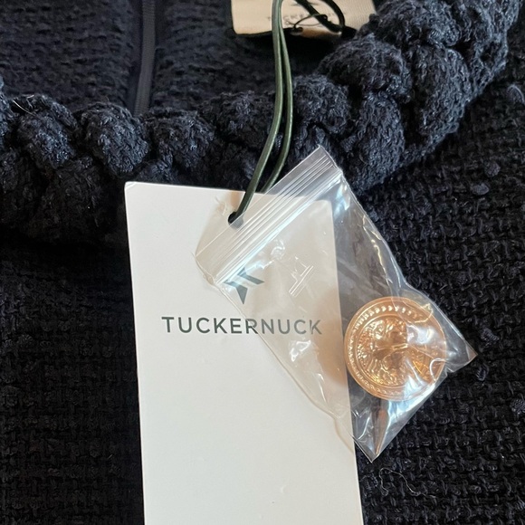 Tuckernuck Navy Tweed Jackie Dress Size large NWT - Picture 9 of 11